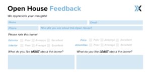 virtual open house feedback